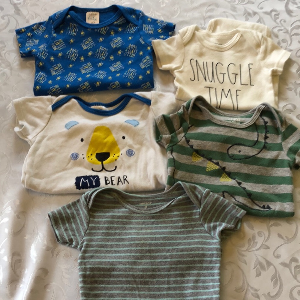 5 piece onesie set